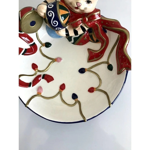 Signature Home Collection Kitty Candy Bowl Christmas - Picture 7 of 16
